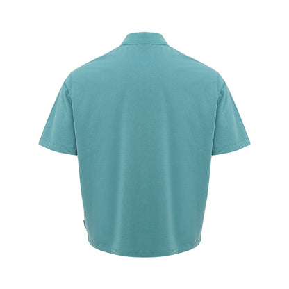 Armani Exchange Chic Light Blue Cotton Polo Shirt