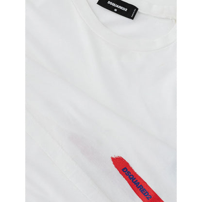 Dsquared² White Cotton T-Shirt