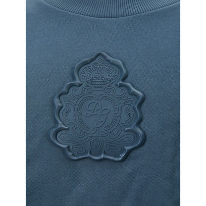 Dolce & Gabbana Elegant Cotton Blue Sweater for Men