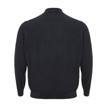 Colombo Elegant Gray Cashmere Sweater for Men