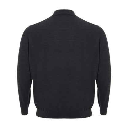 Colombo Elegant Gray Cashmere Sweater for Men