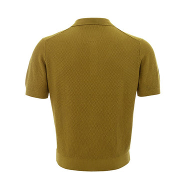 Gran Sasso Elegant Green Cotton Polo