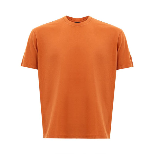 Paul & Shark Orange Cotton Signature Tee