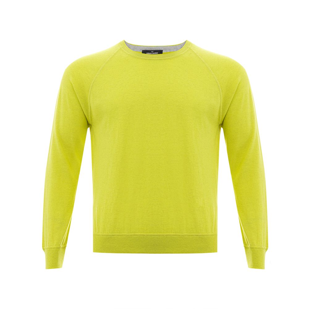 Gran Sasso Sunny Yellow Italian Cotton Sweater