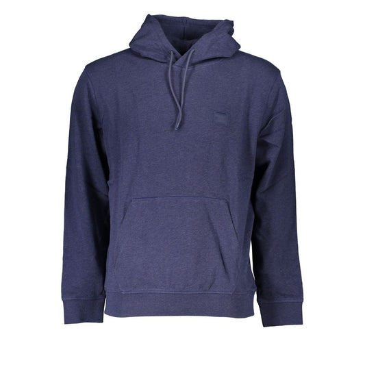 Hugo Boss Sleek Hooded Sweatshirt with Logo Detail