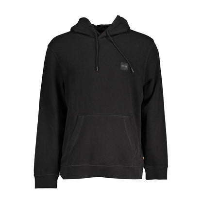 Hugo Boss Sleek Hooded Brushed Sweatshirt