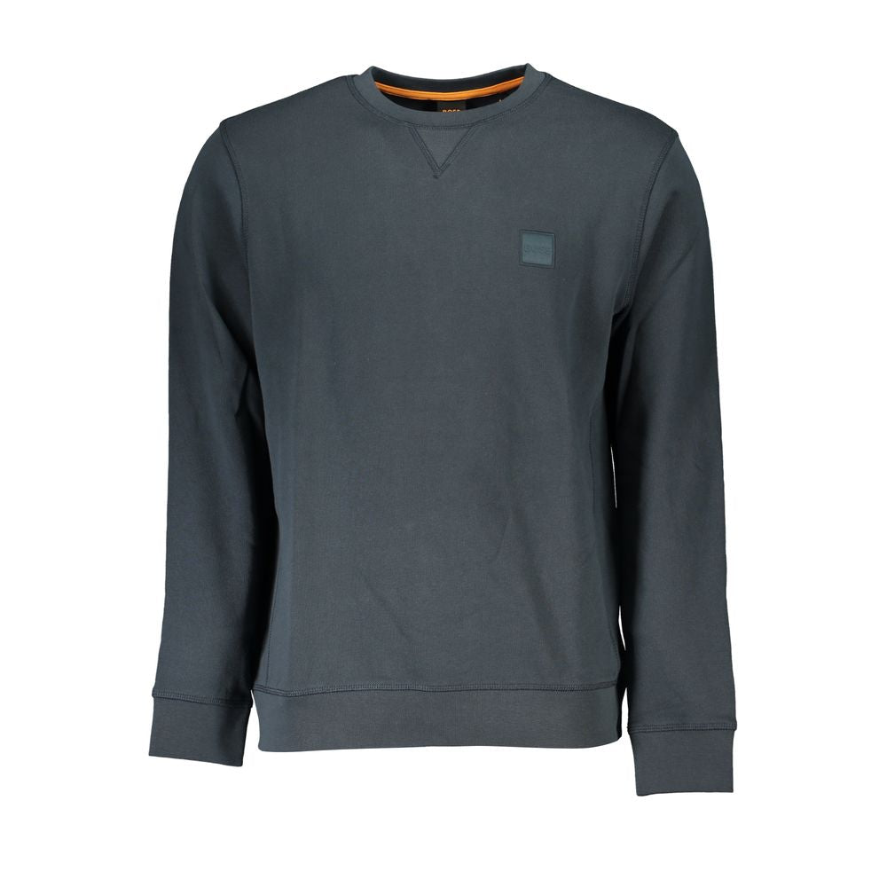 Hugo Boss Green Organic Cotton Crew Neck Sweatshirt