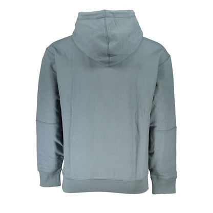 Hugo Boss Green Fleece Hooded Sweatshirt with Logo