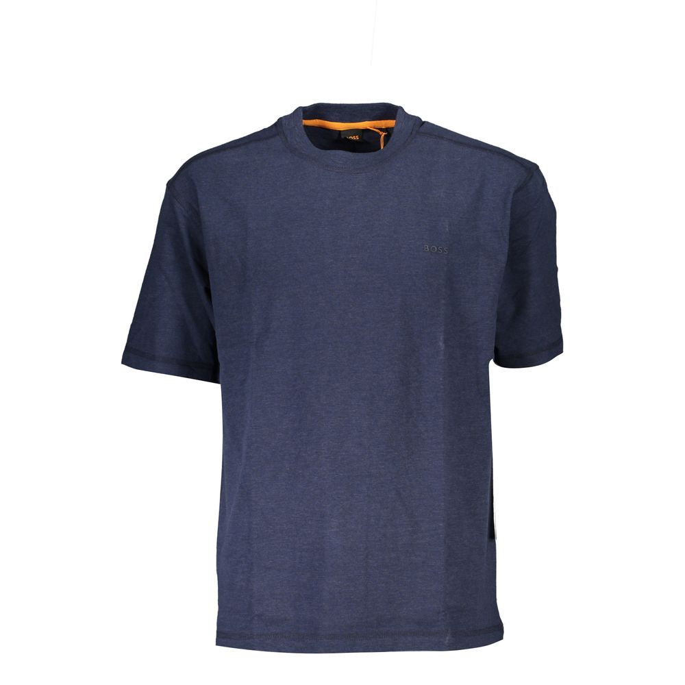 Hugo Boss Blue Cotton T-Shirt