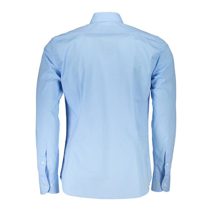 La Martina Chic Light Blue Slim Fit Men's Shirt