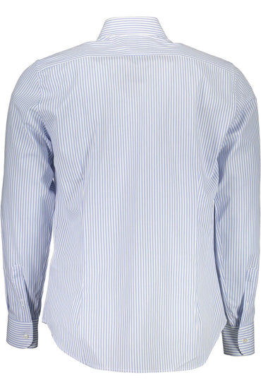 La Martina Elegant Light Blue Cotton Shirt for Men