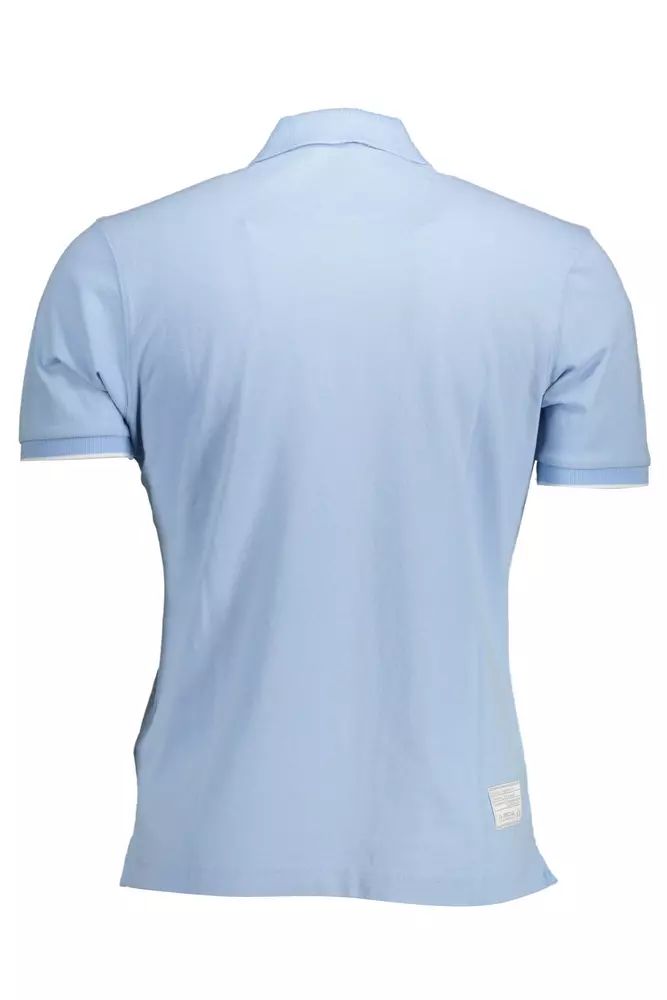 La Martina Elegant Light Blue Polo with Contrasting Details