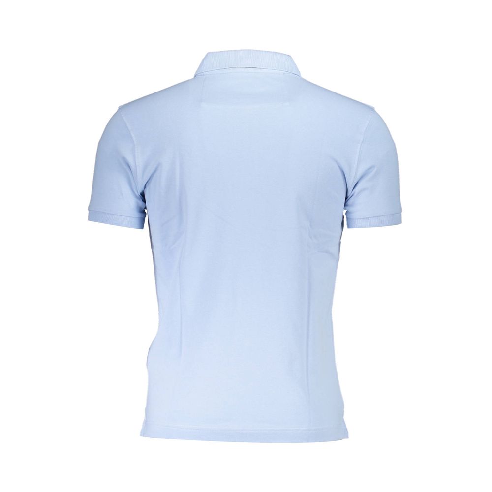 La Martina Light Blue Cotton Polo Shirt