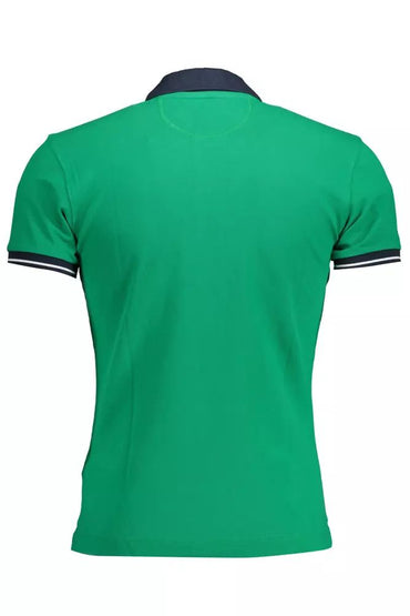 La Martina Slim-Fit Embroidered Polo in Green