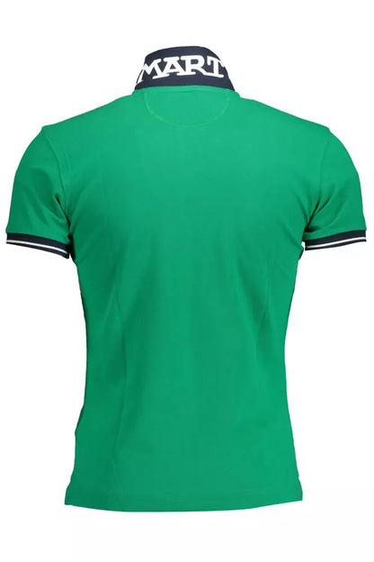 La Martina Slim-Fit Embroidered Polo in Green