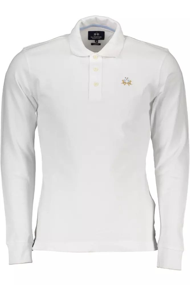 La Martina Elegant Slim Fit Long-Sleeved Polo Shirt