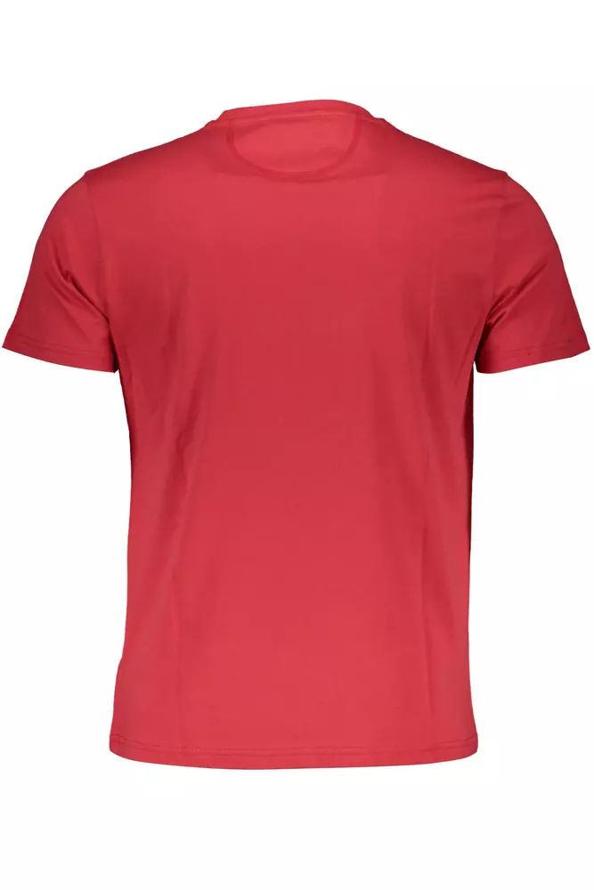 La Martina Elegant Pink Short Sleeve Crew Neck Tee