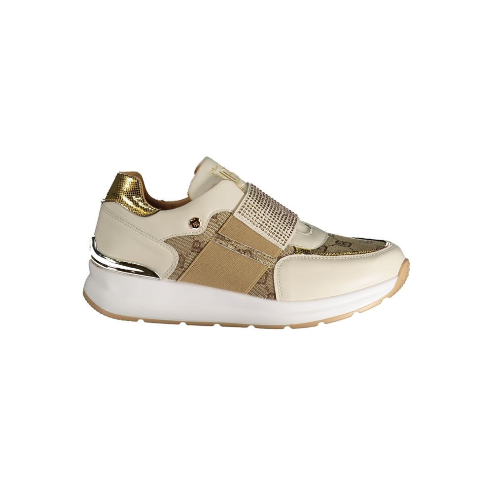 Laura Biagiotti Beige Polyester Sneaker