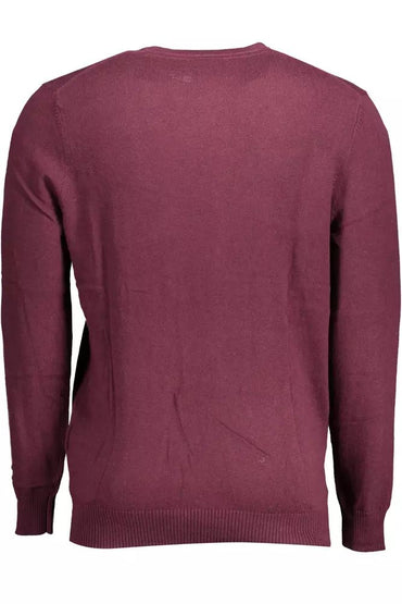 Lyle & Scott Elegant Purple Cotton-Wool Blend Sweater