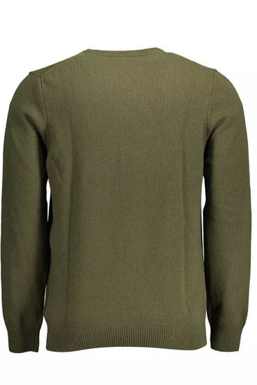 Lyle & Scott Elegant Green Wool Blend Sweater