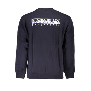 Napapijri Vintage Blue Fleece Crew Neck Sweatshirt