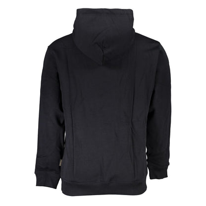 Napapijri Chic Black Hooded Fleece Sweatshirt