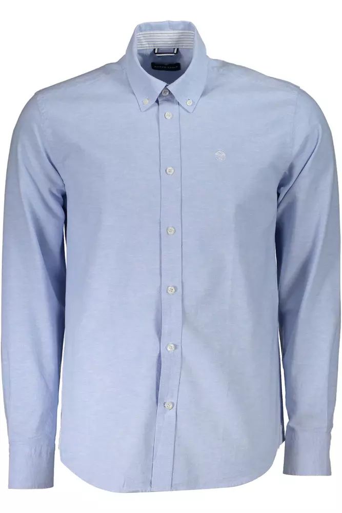 North Sails Elegant Light Blue Cotton Shirt for Men