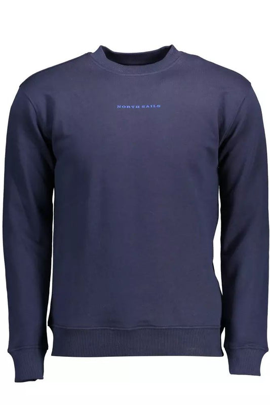 North Sails Blue Cotton Crew Neck Sweater