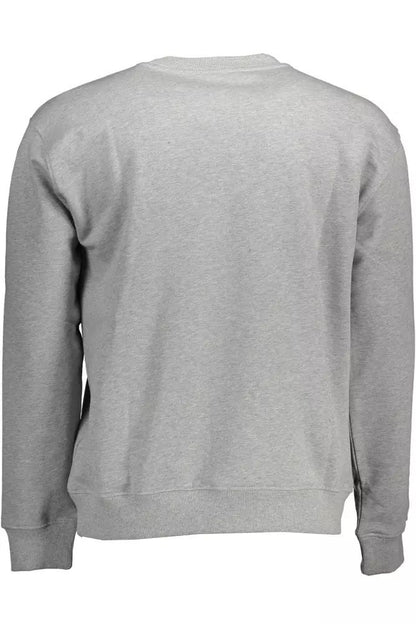 North Sails Elegant Gray Long-Sleeved Crewneck Sweater