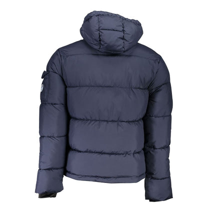 North Sails Eco-Conscious Blue Jacket with Removable Hood