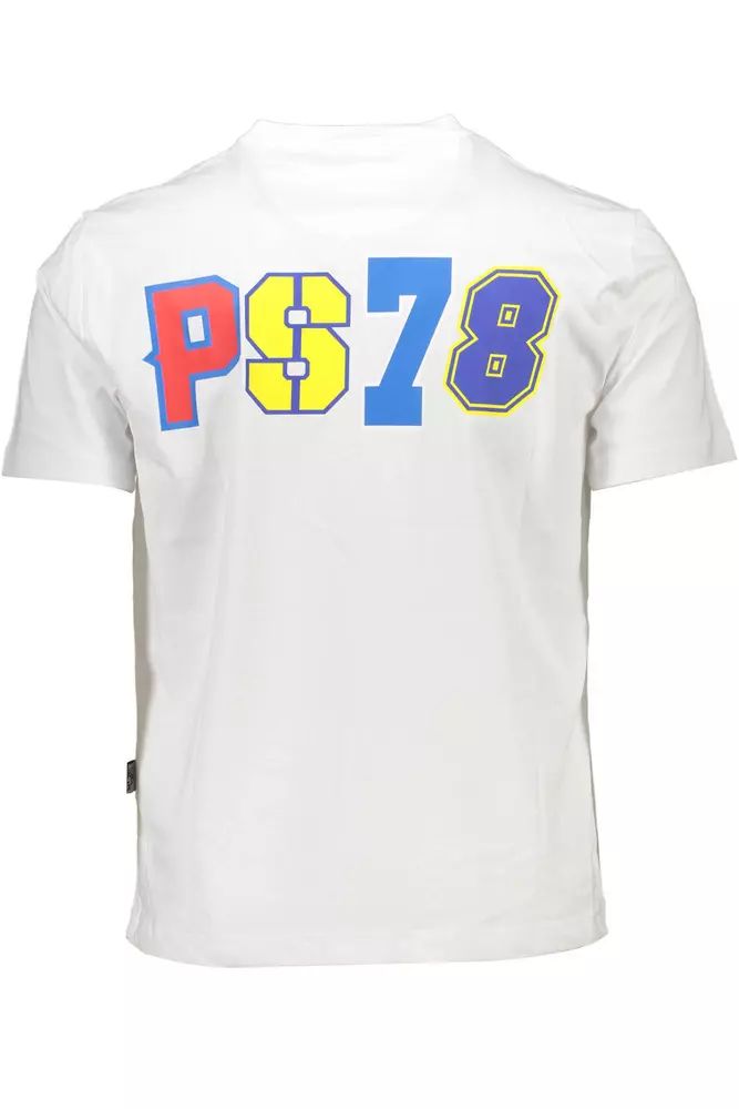 Plein Sport Sporty Elegance White Cotton T-Shirt