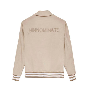 Hinnominate Chic Hazelnut Beige Bomber Jacket - Collegial Style