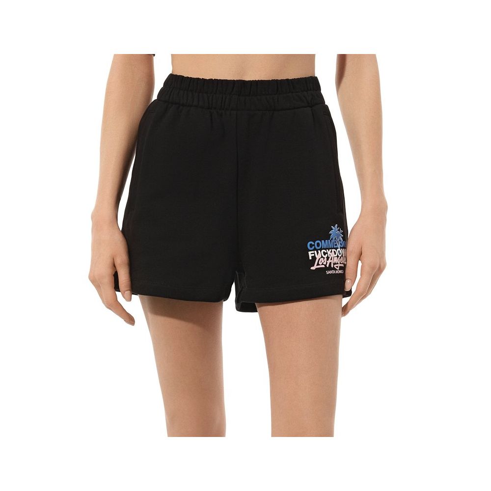 Schwarze Baumwollshorts von Comme Des Fuckdown