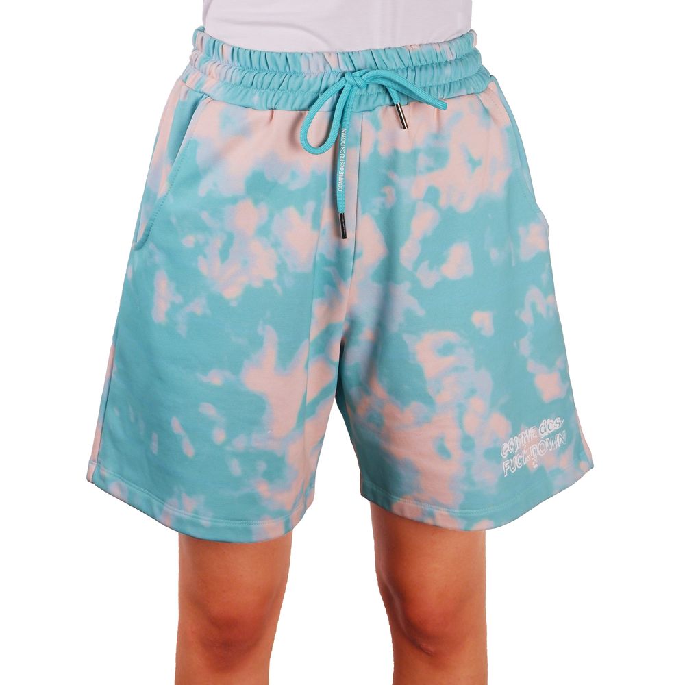 Comme Des Fuckdown Hellblaue Baumwollshorts