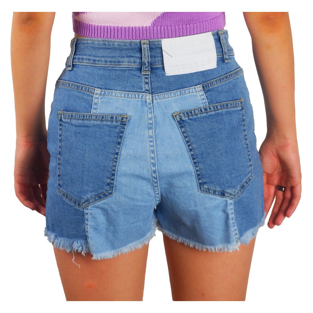 Blaue Baumwollshorts von Comme Des Fuckdown