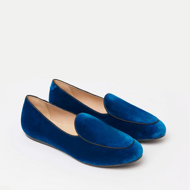 Blauer Leder-Loafer von Charles Philip