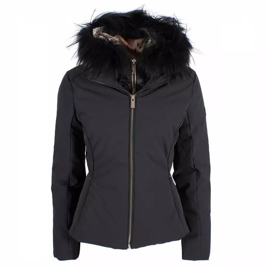 Yes Zee Elegant High-Collar Hooded Women's Jacket