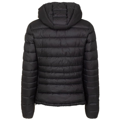 Fred Mello Chic Hooded Short Down Jacket in Black