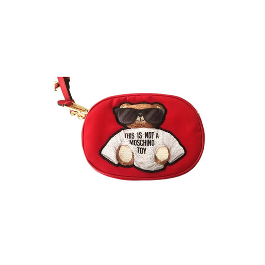 Rote Nylon-Gürteltasche von Moschino Couture