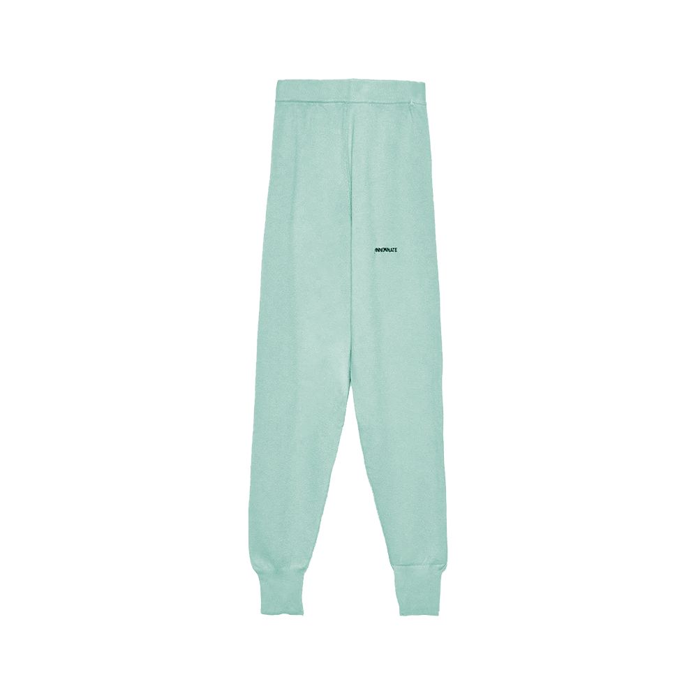 Hinnominate Mint Green Wool Blend Tracksuit Trousers