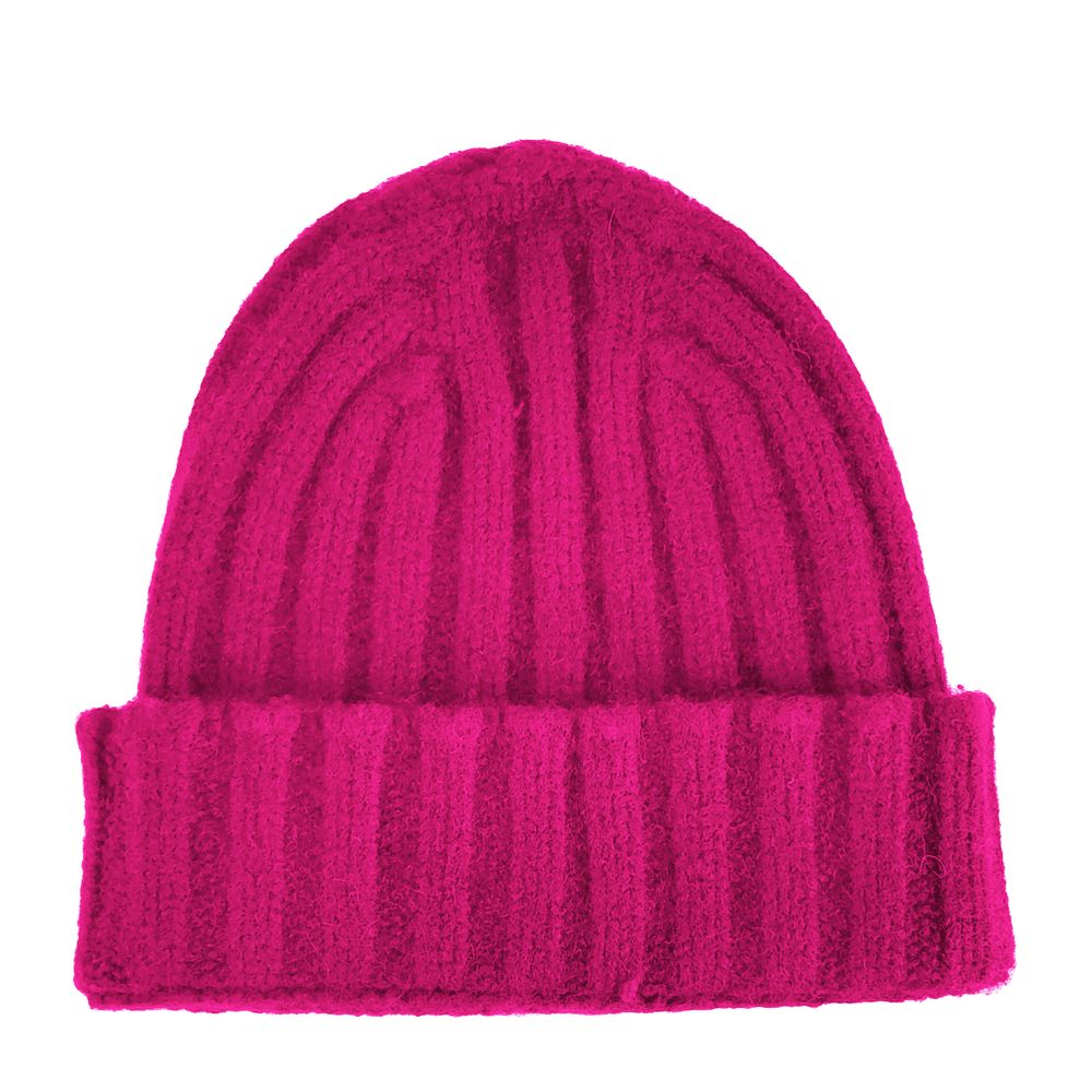 Made in Italy Fuchsia Cashmere Hat