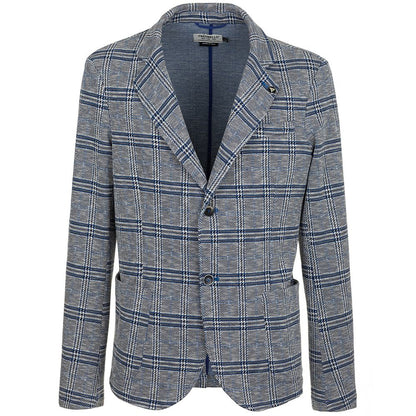 Fred Mello Chic Cotton Blend Checked Jacket