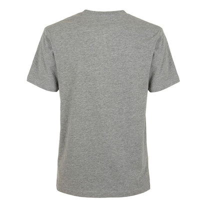 Fred Mello Chic Gray Cotton Blend Crewneck Tee