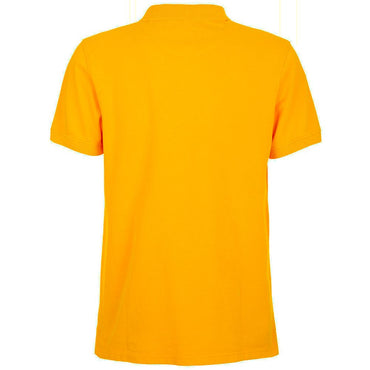 Fred Mello Vibrant Orange Cotton Polo Shirt with Logo