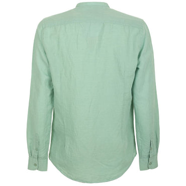 Fred Mello Apple Green Mandarin Collar Shirt