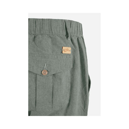 Yes Zee Chic Green Cargo Bermuda Shorts