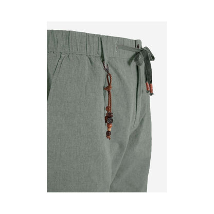 Yes Zee Chic Green Cargo Bermuda Shorts