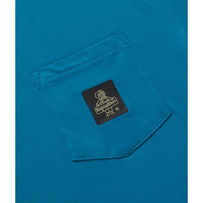 Refrigiwear Chic Light Blue Cotton Tee with Chest Logo