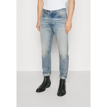 Dondup Light Blue Cotton Jeans & Pant