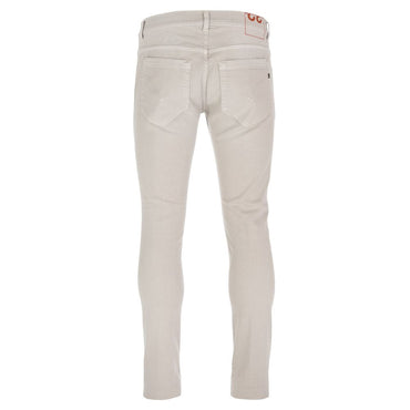 Dondup Beige Cotton Jeans & Pant